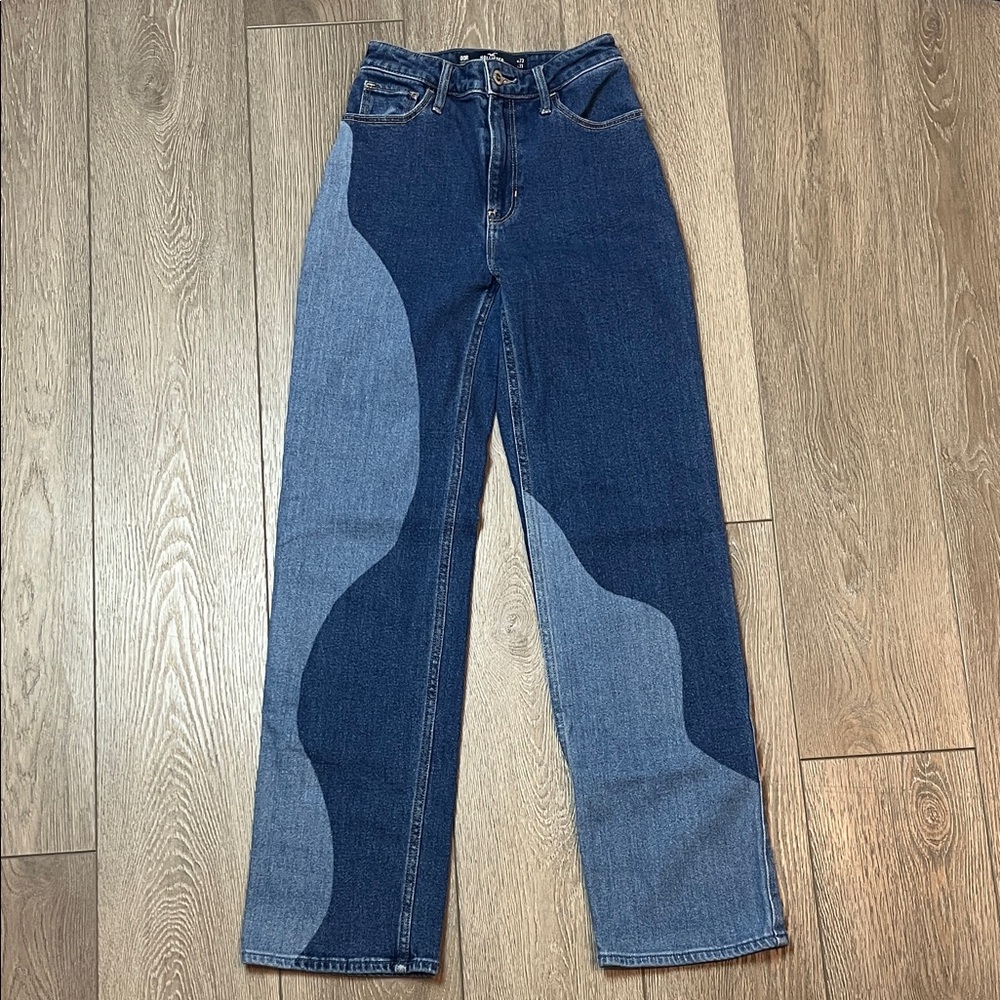 Hollister‎ Stylish Two-Tone Women Jeans size 00R 23